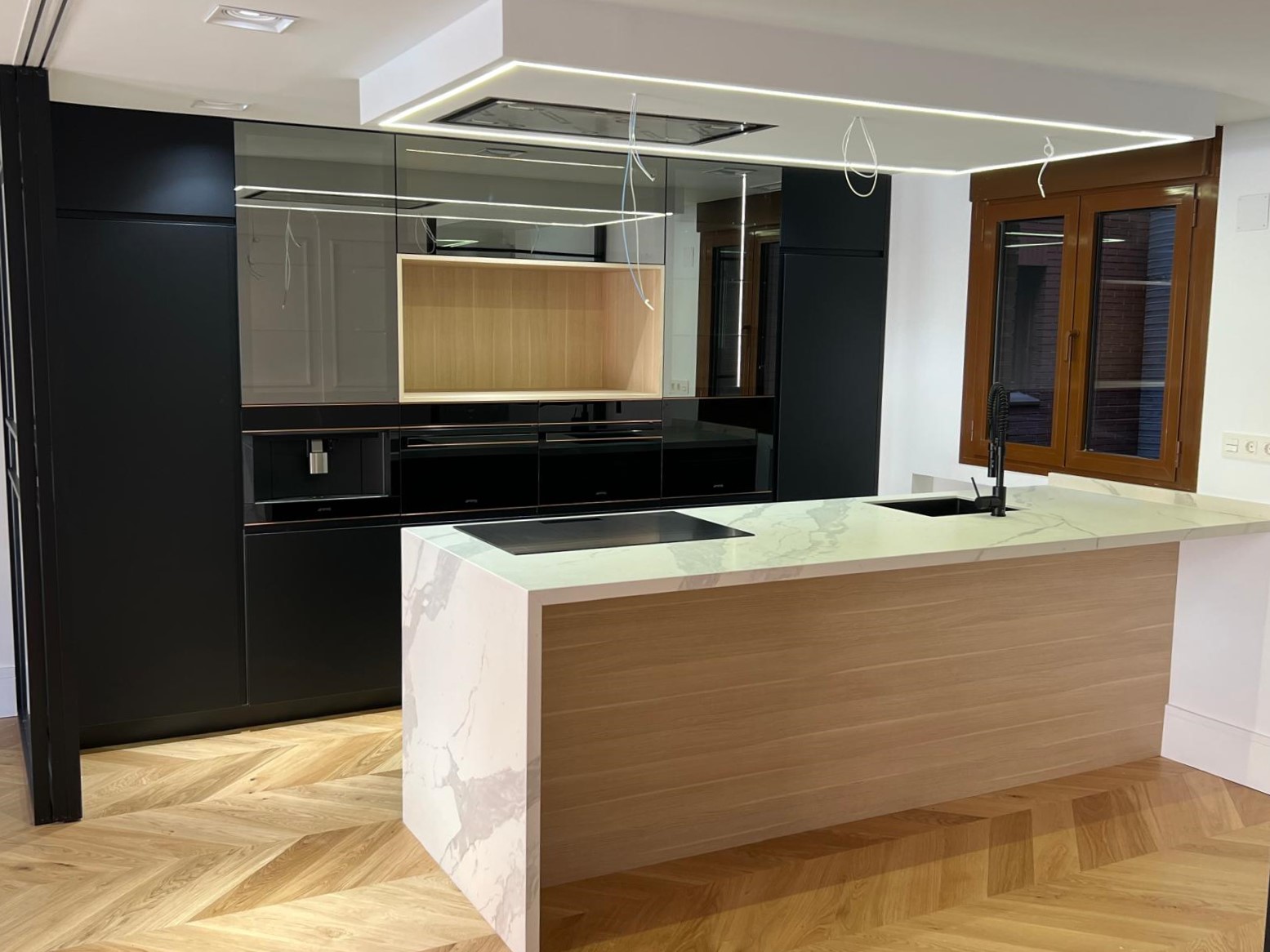 Cocina isla reforma